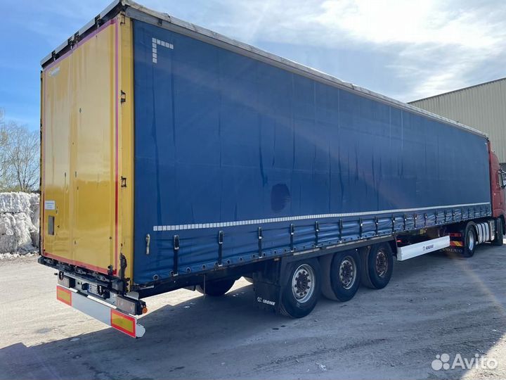 Полуприцеп тентованный Krone SDP27, 2014