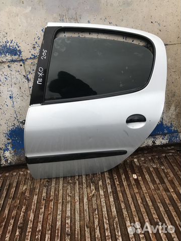 Дверь задняя левая Peugeot 206