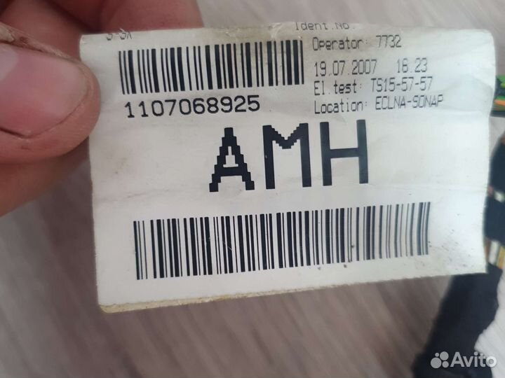 Проводка коса торпедо ford fiesta fusion