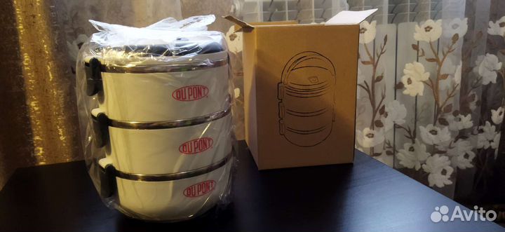 Sanqia 3-слойный герметичный Ланч-бокс (судок)