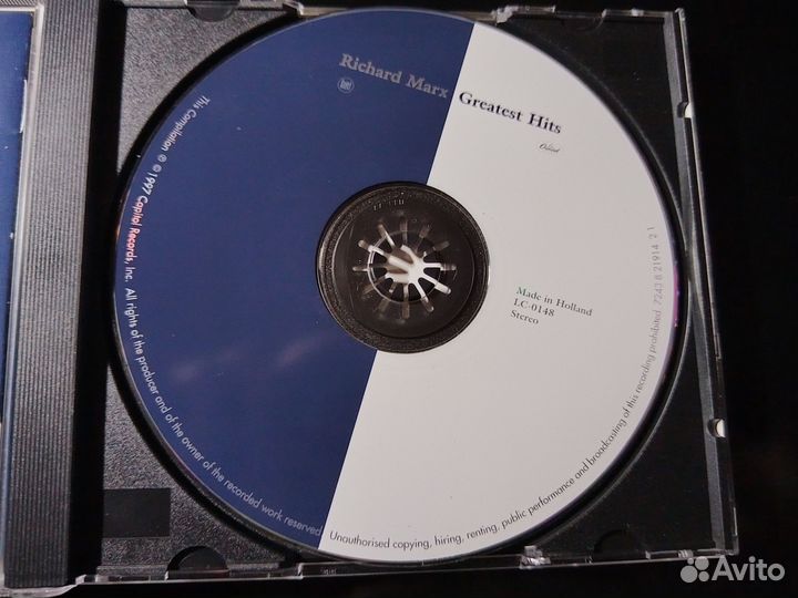 Cd диск фирма Richard Marx - Greatest Hits