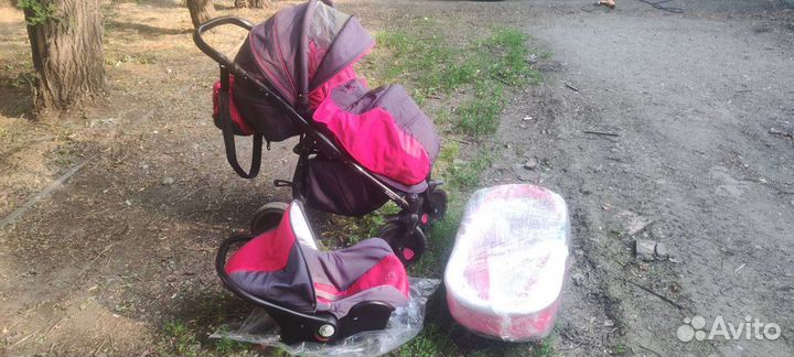 Коляска verdi zippy 3 в 1, шезлонг,кокон,ослик