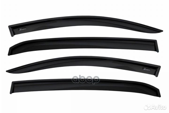 Дефлекторы окон Vinguru KIA RIO X-line 17- накл