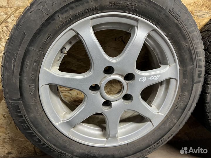 Комплект колес Michelin 195/65R15 5/114.3