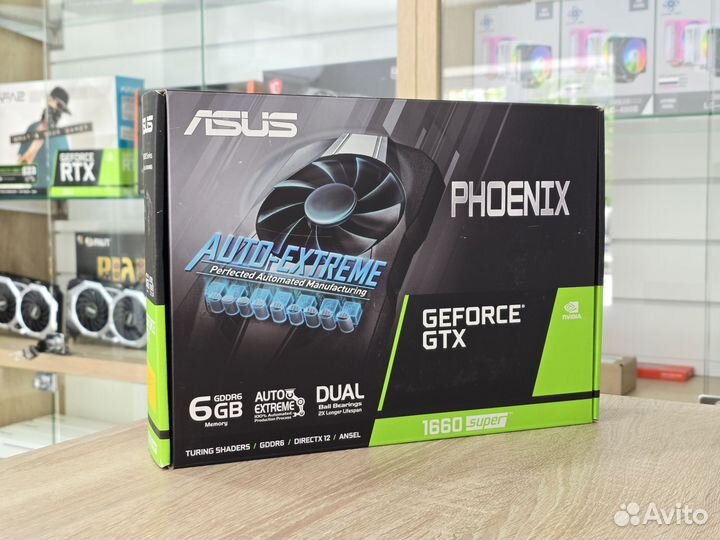 Видеокарта asus GeForce GTX 1660 super OC