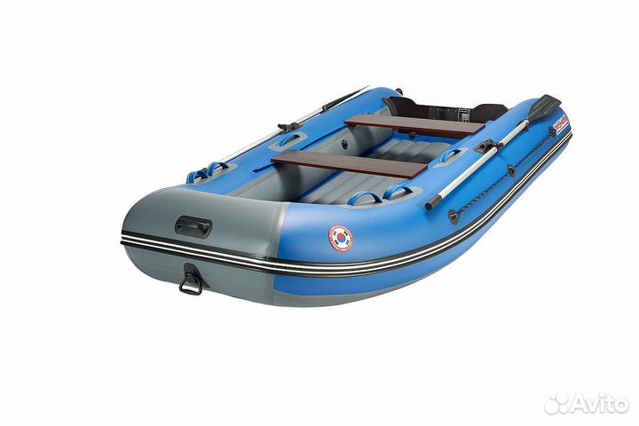 Комплект лодка mishimo lite 400 + мотор 9,9 Л.С