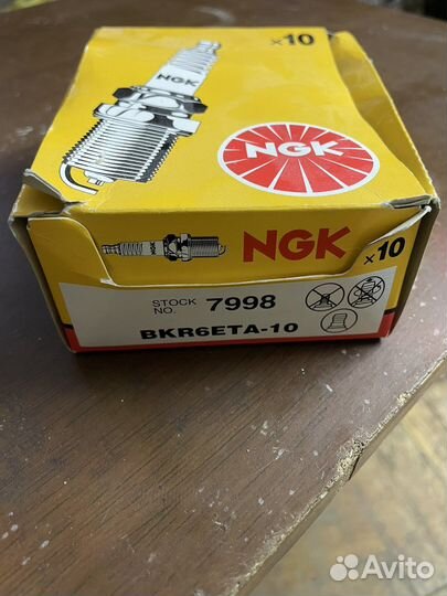 Свечи зажигания NGK / BKR6ETA / 7998