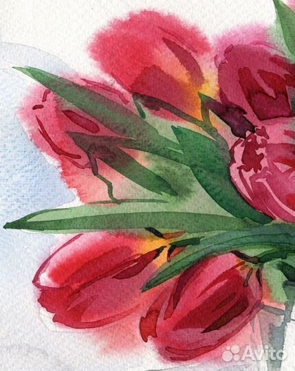 Картина акварелью 