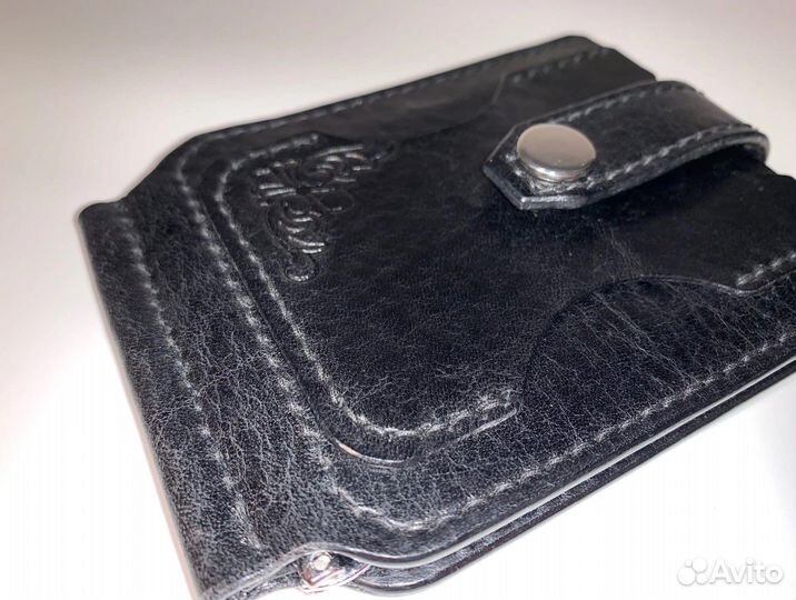 Холдер для карт и купюр. Натуральная кожа
