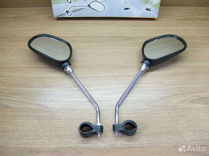 Зеркало заднего вида на жесткой ножке, 2 шт