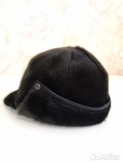 Меховая мужская кепка шапка из нерпы