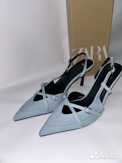 Джинсовые туфли Zara 36-40