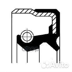 Сальник штока кпп 12x18x6 NBR B1 MB W201/W202/W