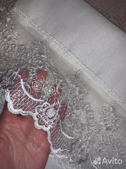 Скатерть тканая винтажная кружевная