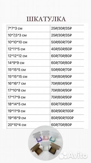 Коробка подарочная. Шкатулка