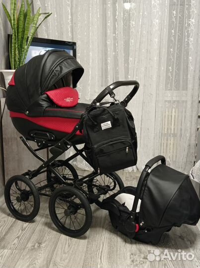 Коляска 2в1 Экокожа 