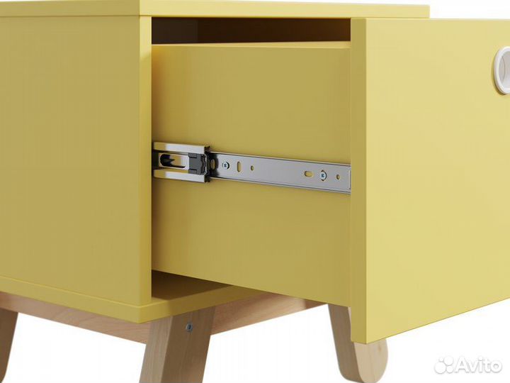 Тумба прикроватная Анджи Mustard