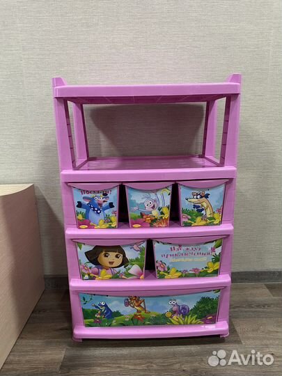 Комод детский пластиковый