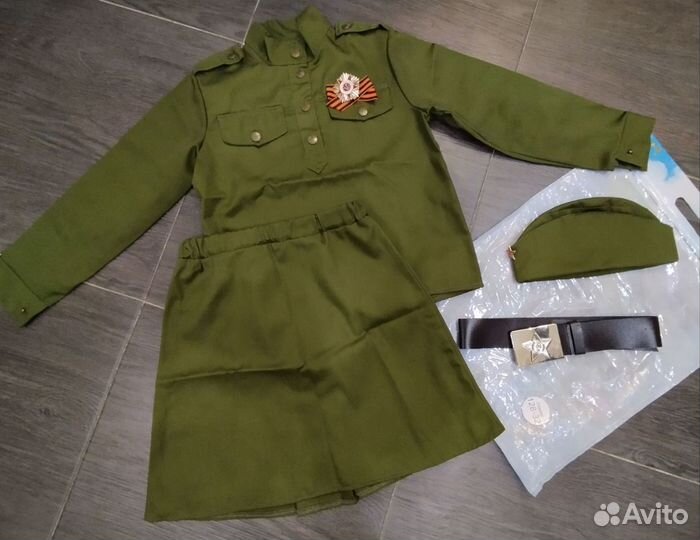Военная форма для девочки 128 р