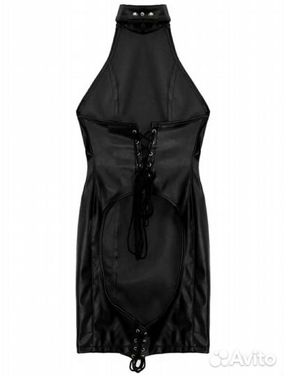 Платье эротическое из искусственной кожи