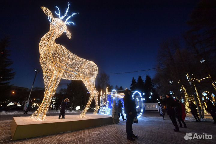 Световая фигура новогодняя от производителя