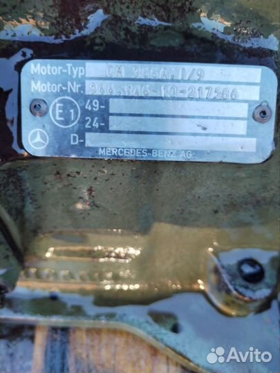 Блок mercedes ом 366