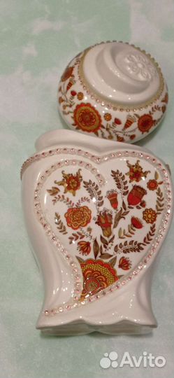 Подарок чай в керамической чайнице