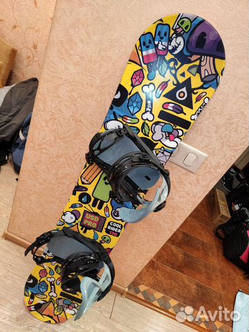 Новый детский сноуборд USD 130 с креплениями купить в Перми | Хобби и ...