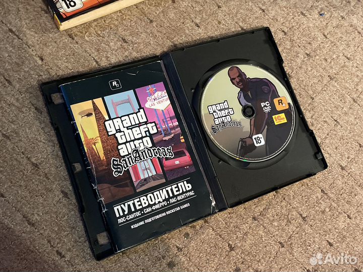 Лицензионный диск gta san andreas pc