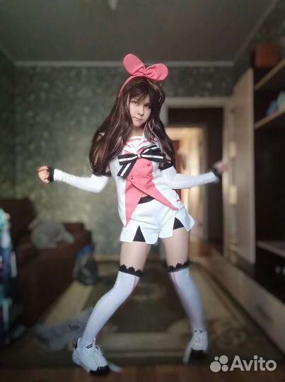 Косплей кизуна ай с париком фулл