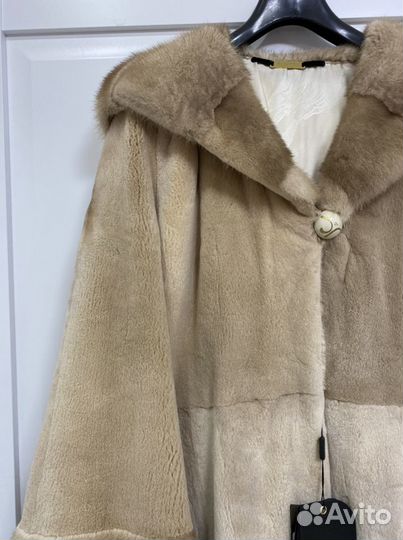 Шуба норковая новая с капюшоном 48