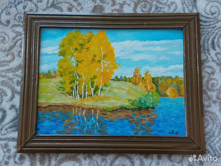 Картина маслом старая