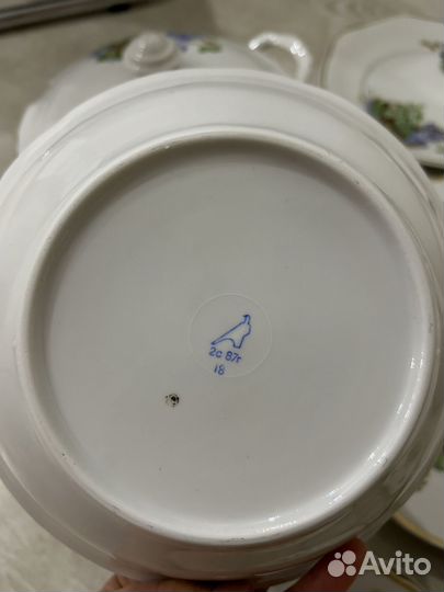 Сервиз столовый неполный комплект