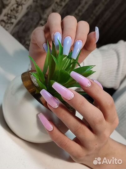 Наращивание ногтей/Маникюр с покрытием/Педикюр