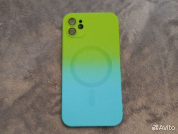Чехол на айфон 11 двойной цвет