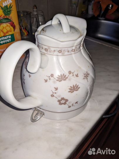 Чайник электрический керамический бу