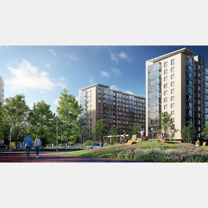 2-к. квартира, 55,7 м², 6/12 эт.