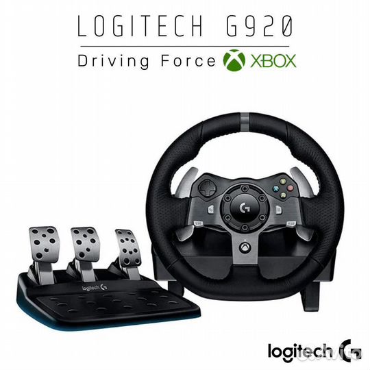 Руль logitech g920 новый