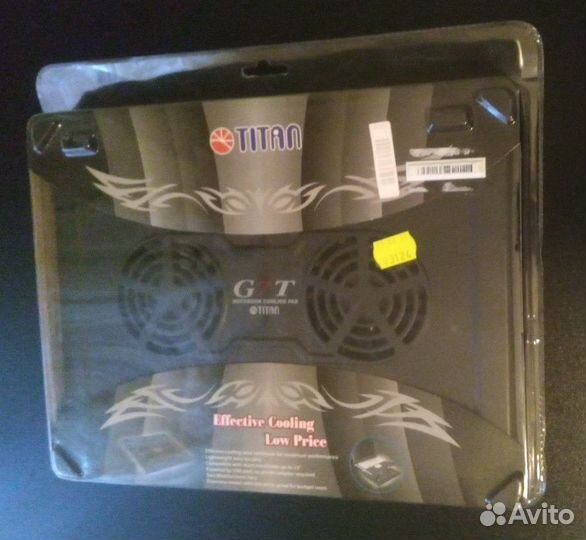 Подставка для ноутбука с двумя вентиляторами