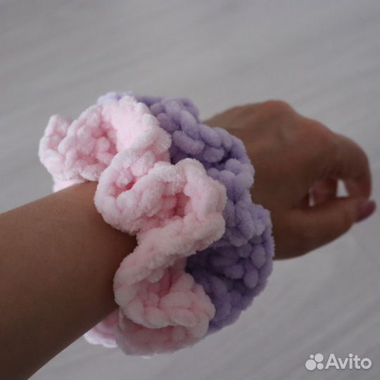 Резинки для волос вязаные