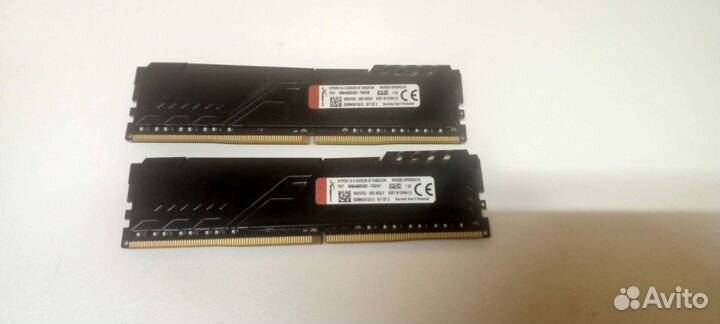 Оперативная память ddr4 hyperx fury 16gb