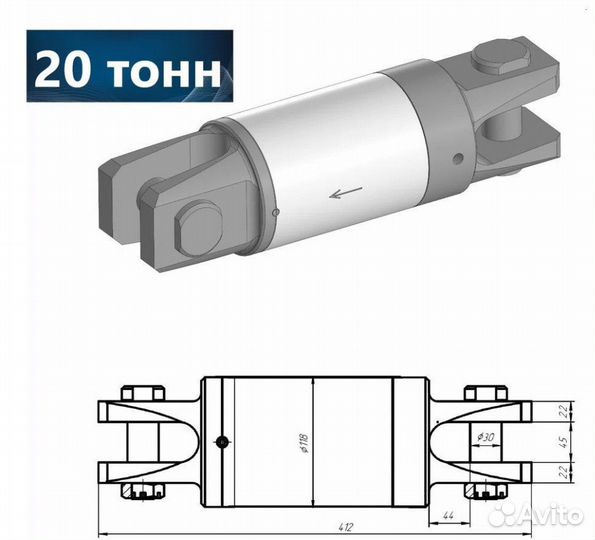 Вертлюг ГНБ 10 тонн