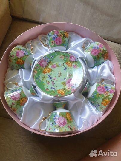 Новый японский фарфоровый чайный сервиз