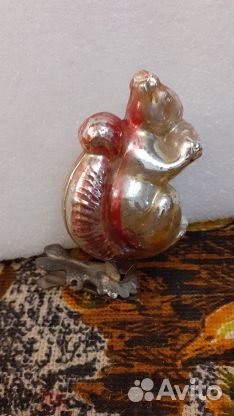 Ёлочная игрушка СССР Белочка из сказки Пушкина