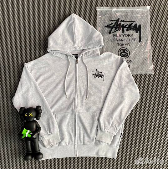 Зип худи stussy