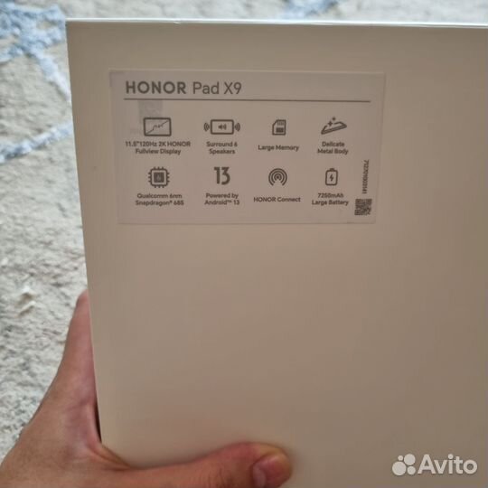 Планшет Honor pad x9 +чехол клавиатура