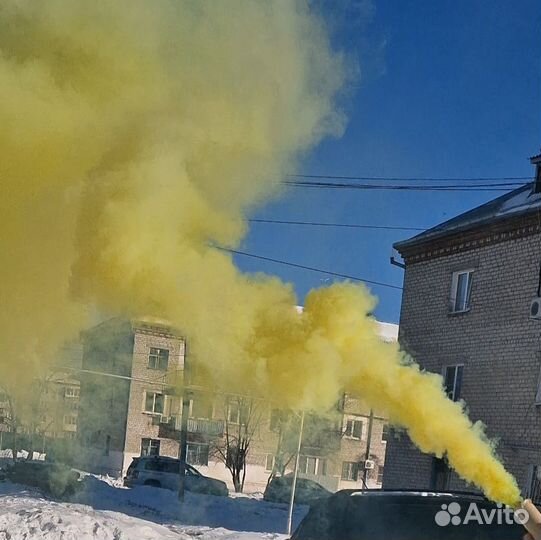 Цветной дым 60 секунд