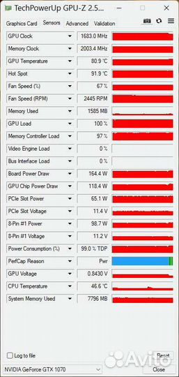 Видеокарта asus ROG strix-GTX1070-8G-gaming