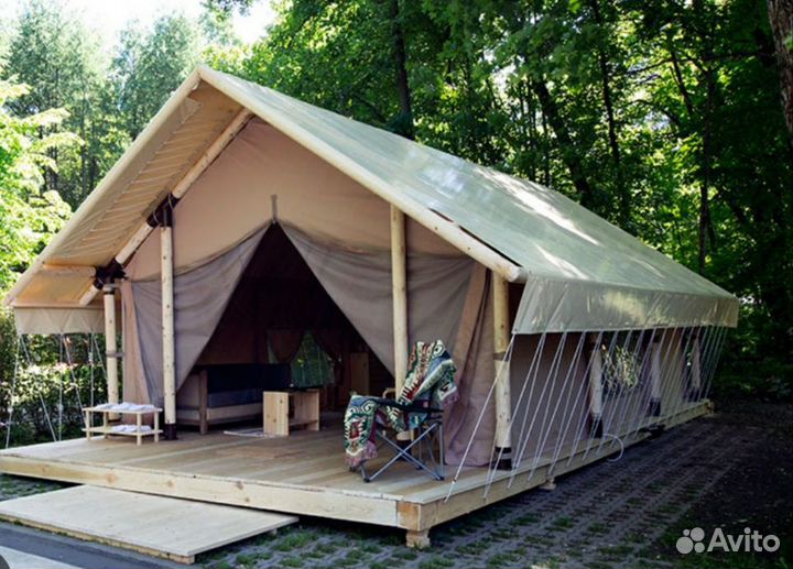 Глэмпинг, Сафари тент 2.0 8*4 комплектующие