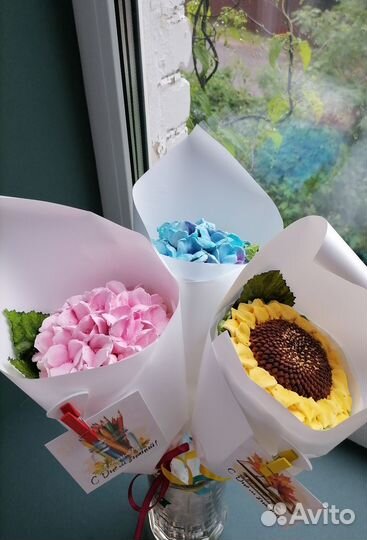 Зефирные цветы на 1 сентября